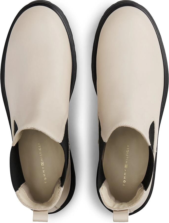 TOMMY HILFIGER Chelsea boots beige zwart - Foto 5