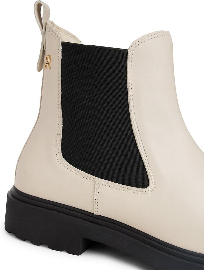 TOMMY HILFIGER Chelsea boots beige zwart - Foto 6