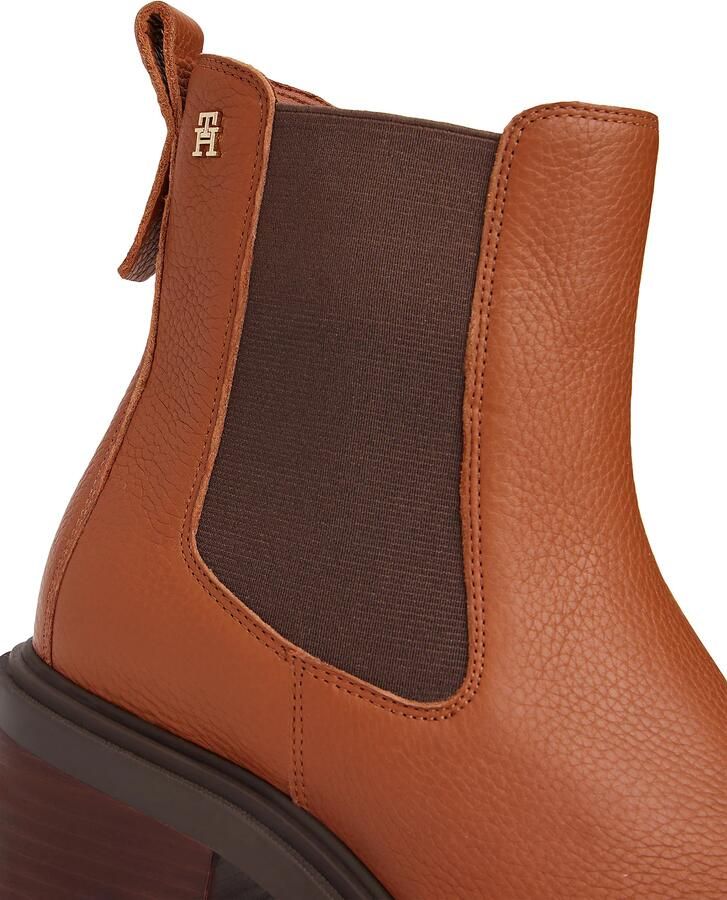TOMMY HILFIGER Chelsea boots bruin donkerbruin - Foto 4