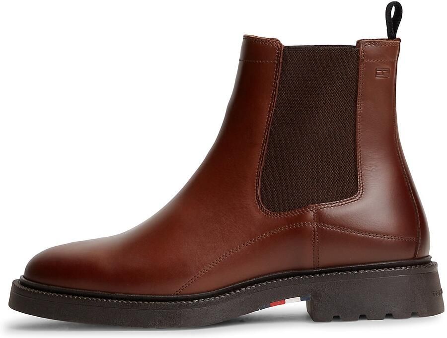 Tommy Hilfiger leren chelsea boots bruin - Foto 5