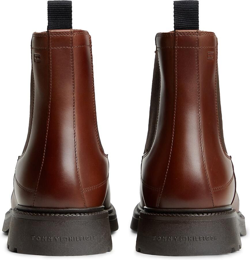 Tommy Hilfiger leren chelsea boots bruin - Foto 3