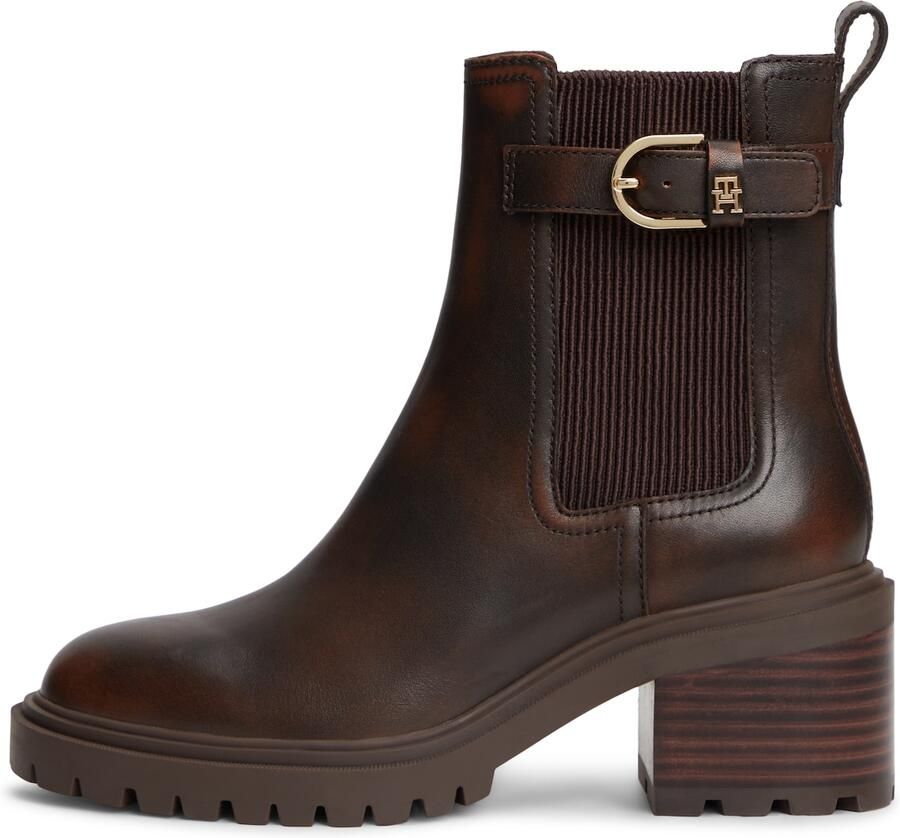 TOMMY HILFIGER Chelsea boots chocoladebruin