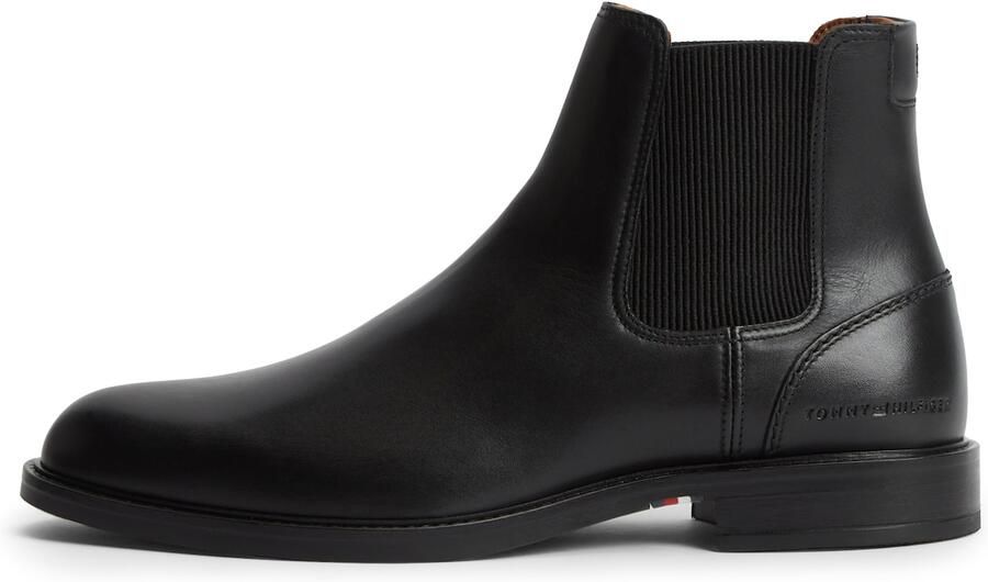 TOMMY HILFIGER Chelsea boots 'CORPORATE' zwart