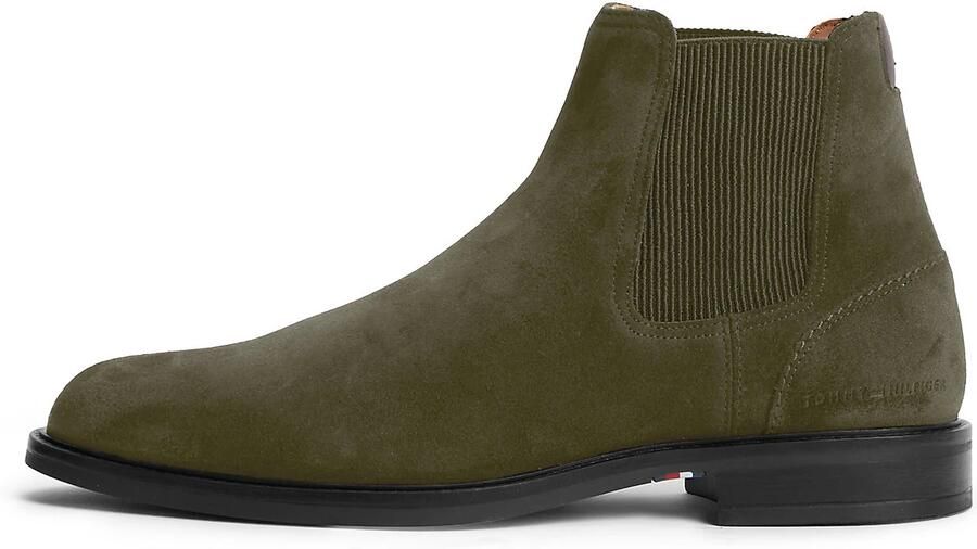 TOMMY HILFIGER Chelsea boots donkergroen