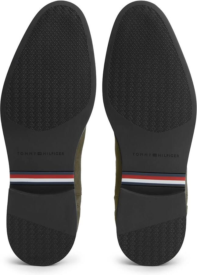 TOMMY HILFIGER Chelsea boots donkergroen - Foto 4