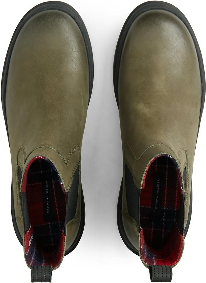 TOMMY HILFIGER Chelsea boots kaki - Foto 5