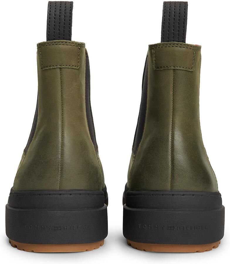 TOMMY HILFIGER Chelsea boots kaki - Foto 3