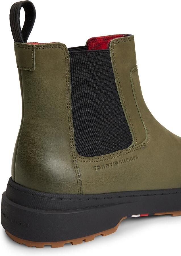 TOMMY HILFIGER Chelsea boots kaki - Foto 6