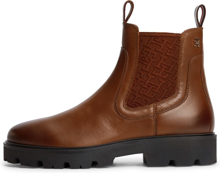 TOMMY HILFIGER Chelsea boots kastanjebruin cognac