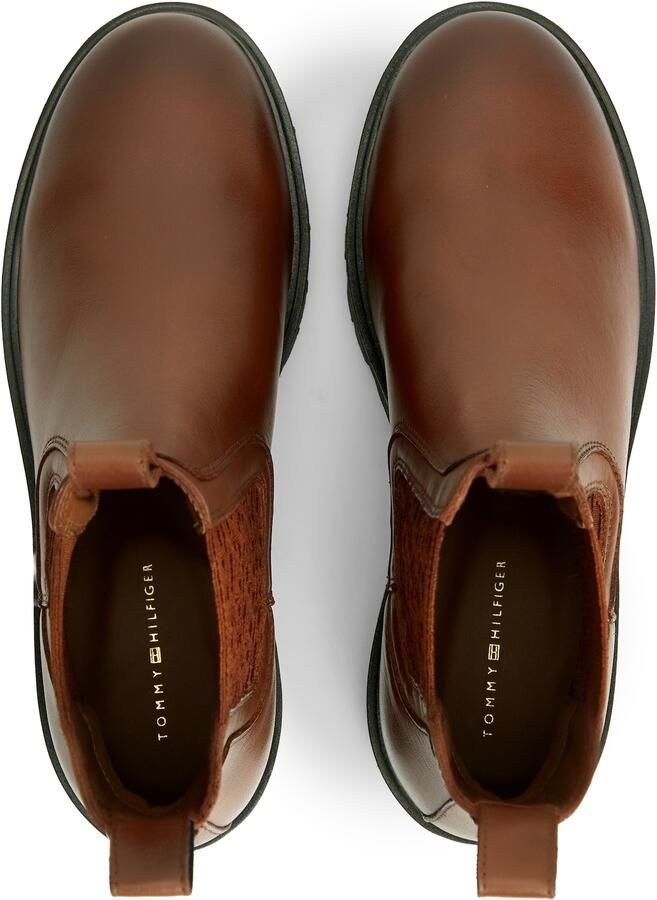 TOMMY HILFIGER Chelsea boots kastanjebruin cognac - Foto 5