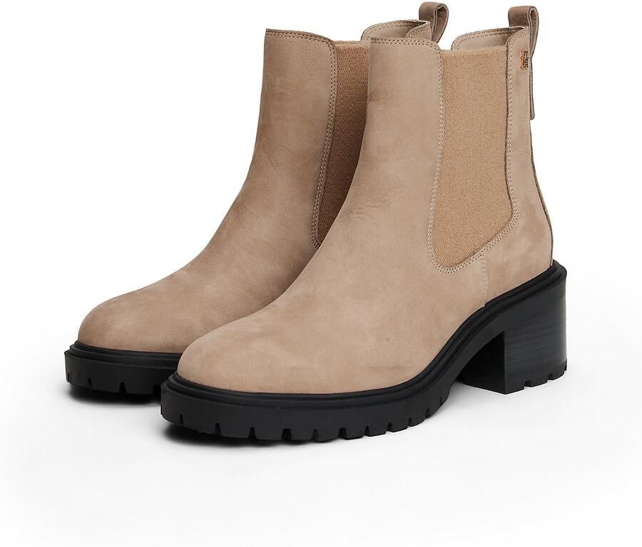 TOMMY HILFIGER Chelsea boots sand donkerbeige - Foto 3