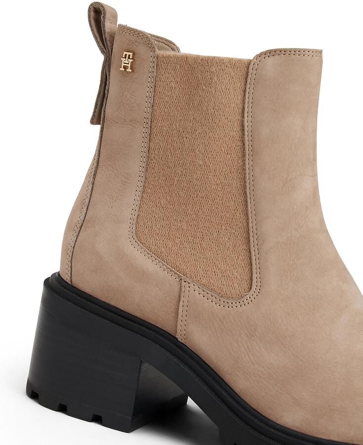 TOMMY HILFIGER Chelsea boots sand donkerbeige - Foto 4