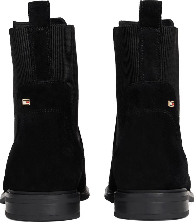 Tommy Hilfiger Chelsea-boots FLAG SUEDE CHELSEA BOOT enkellaarsjes zakelijke schoen met hardcover vlag op de hiel - Foto 3