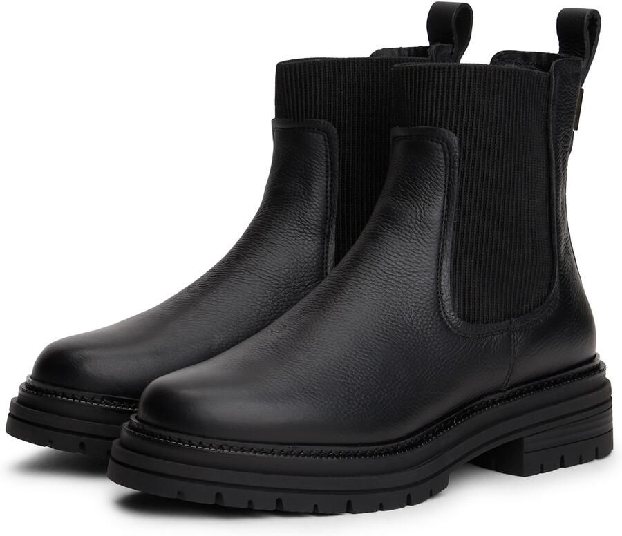 Tommy Hilfiger Winterlaarzen TH PLAQUE PEBBLE CHELSEA WARM chelseaboots instaplaarzen enkellaars met praktische aantreklus - Foto 3