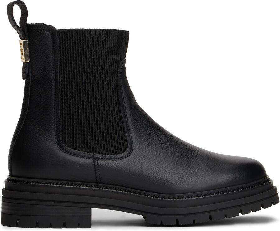 Tommy Hilfiger Winterlaarzen TH PLAQUE PEBBLE CHELSEA WARM chelseaboots instaplaarzen enkellaars met praktische aantreklus - Foto 4