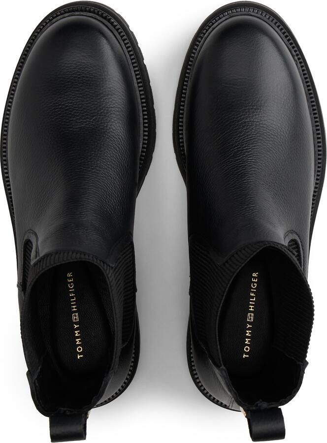 Tommy Hilfiger Winterlaarzen TH PLAQUE PEBBLE CHELSEA WARM chelseaboots instaplaarzen enkellaars met praktische aantreklus - Foto 6