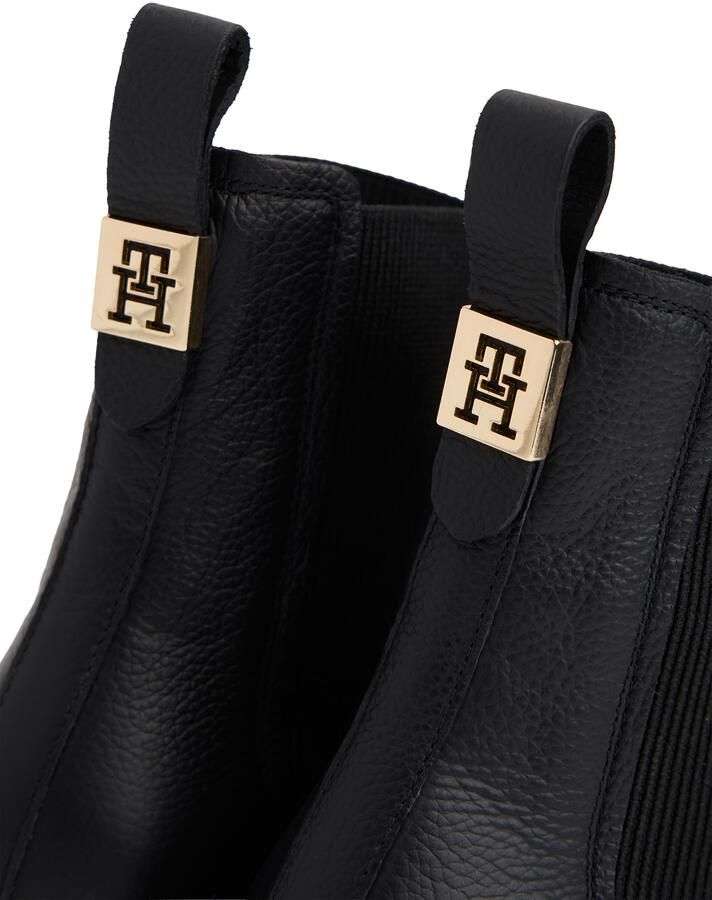 Tommy Hilfiger Winterlaarzen TH PLAQUE PEBBLE CHELSEA WARM chelseaboots instaplaarzen enkellaars met praktische aantreklus - Foto 5