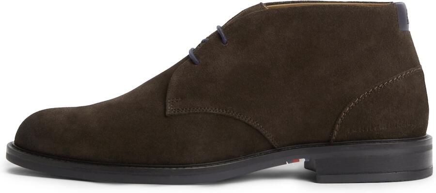 TOMMY HILFIGER Chukka Boots 'CORPORATE' donkerbruin