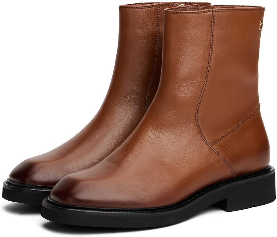 TOMMY HILFIGER Enkellaarsje bruin - Foto 3