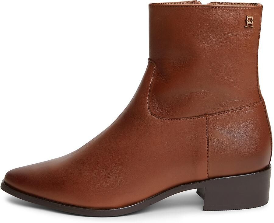 TOMMY HILFIGER Enkellaarsje cognac