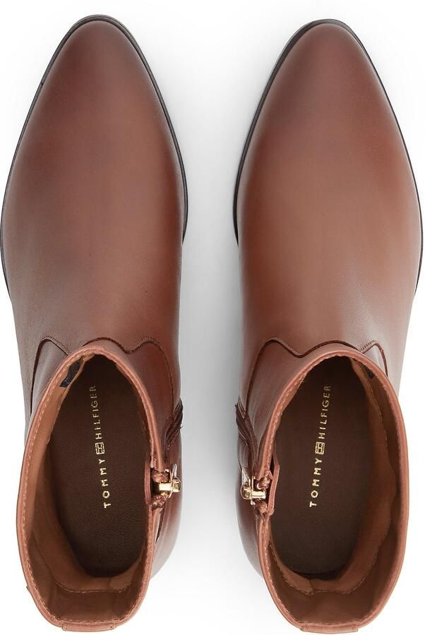 TOMMY HILFIGER Enkellaarsje cognac - Foto 6