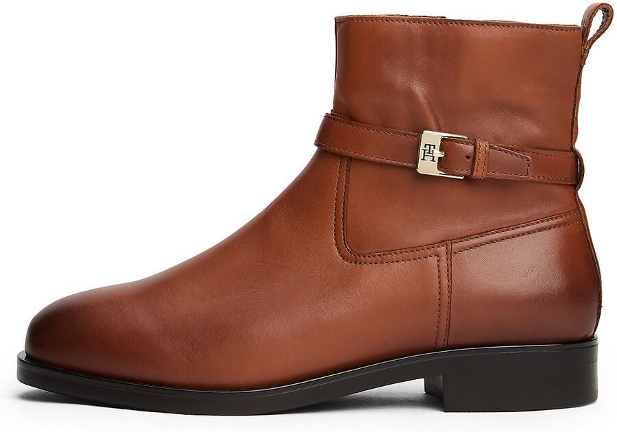TOMMY HILFIGER Enkellaarsje cognac