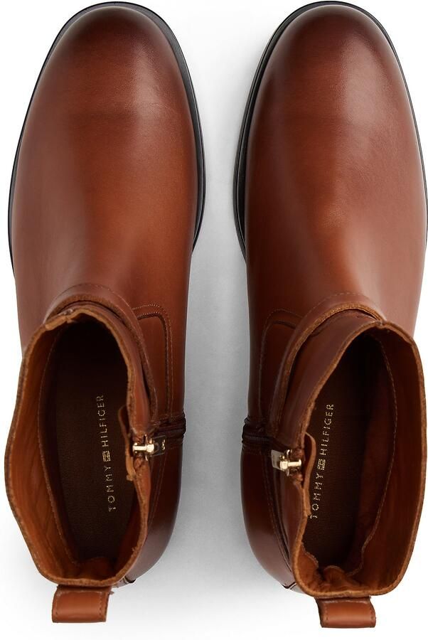 TOMMY HILFIGER Enkellaarsje cognac - Foto 6