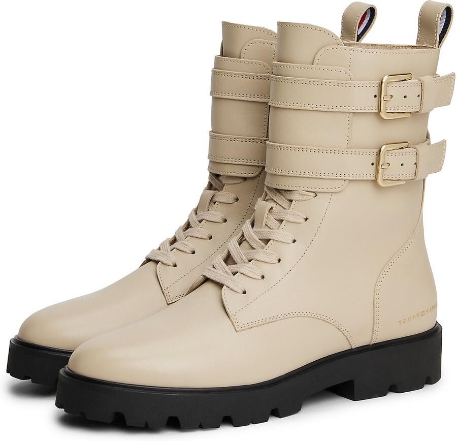TOMMY HILFIGER Enkellaarsjes beige - Foto 2