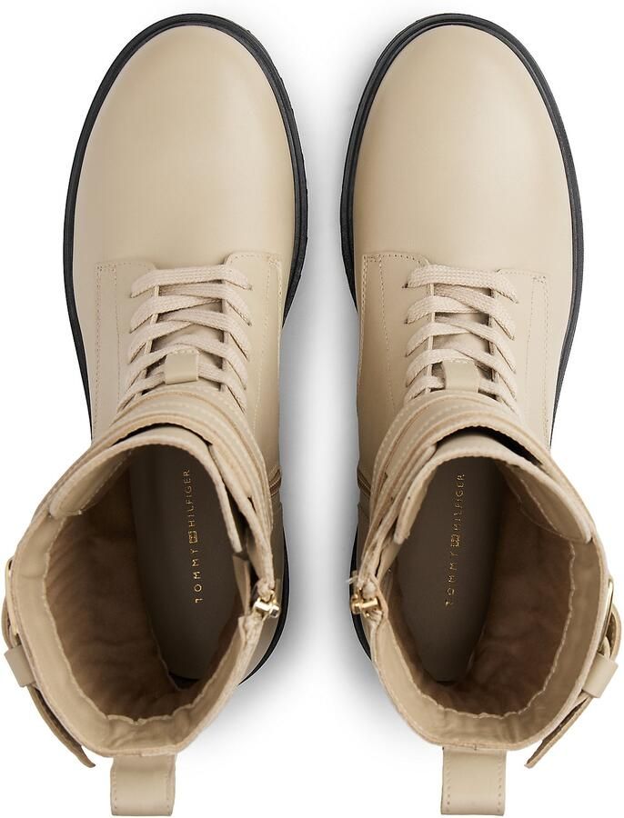 TOMMY HILFIGER Enkellaarsjes beige - Foto 4