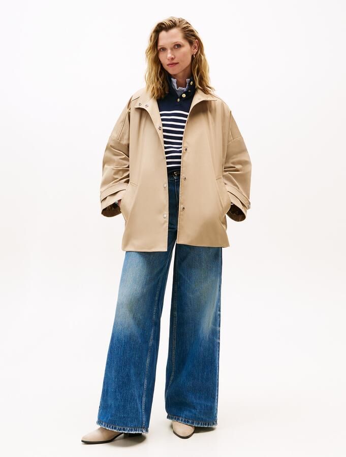 TOMMY HILFIGER Beige Enkellaarsjes Th Suede Pointy Zip Bootie - Foto 6