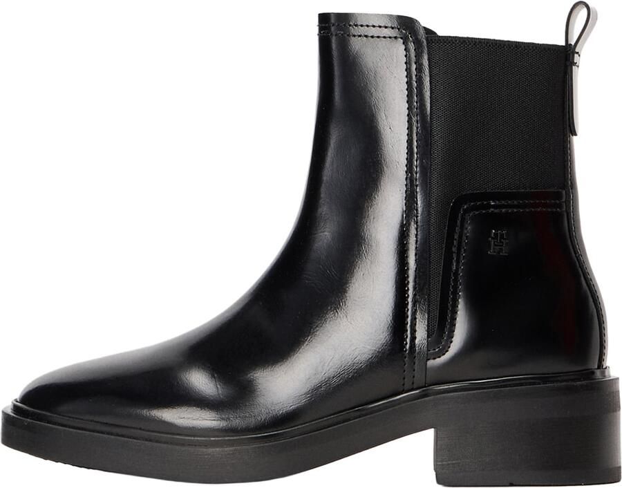TOMMY HILFIGER Enkellaarsjes zwart