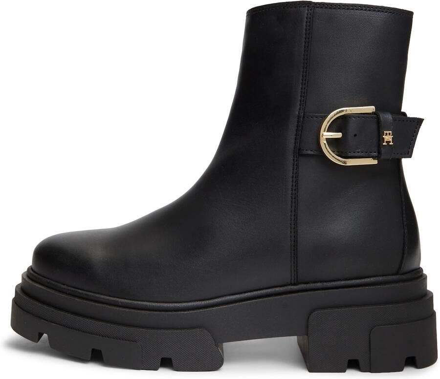 TOMMY HILFIGER Enkellaarsjes zwart