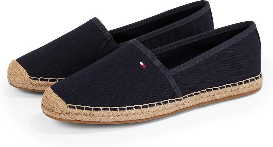 Tommy Hilfiger Espadrilles FLAG CANVAS ESPADRILLE slippers flats comfortabele schoen met bamboe bekleding en decoratieve naden - Foto 2