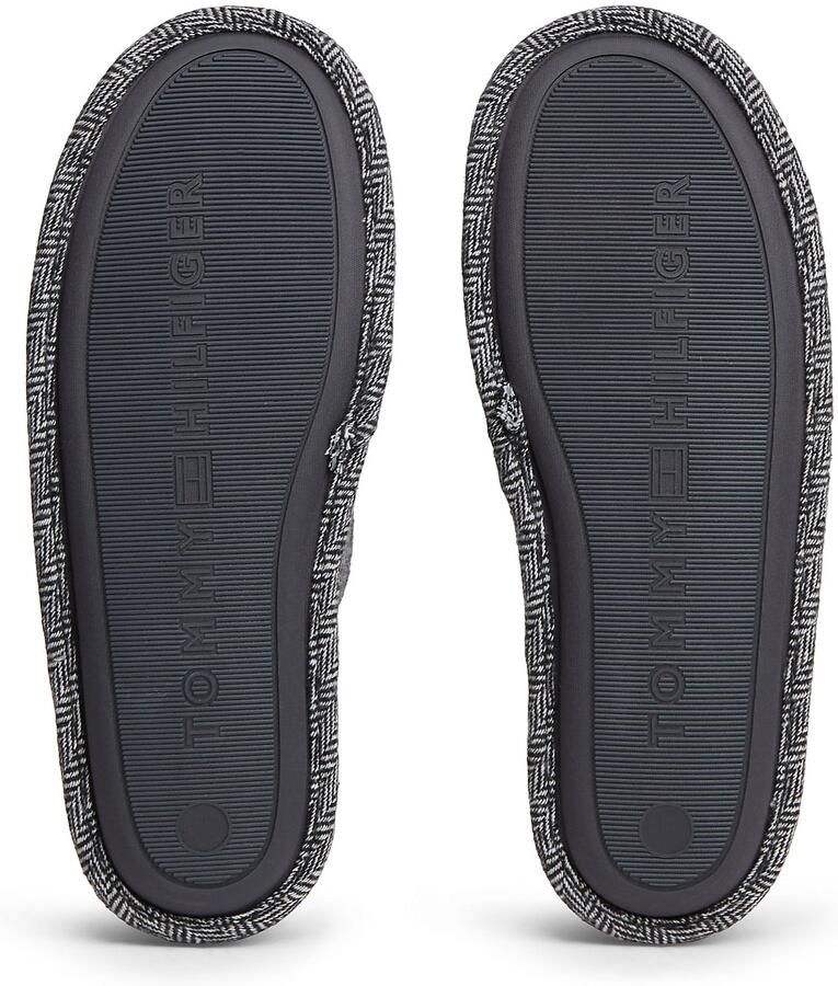TOMMY HILFIGER Huisschoen grijs zwart - Foto 3