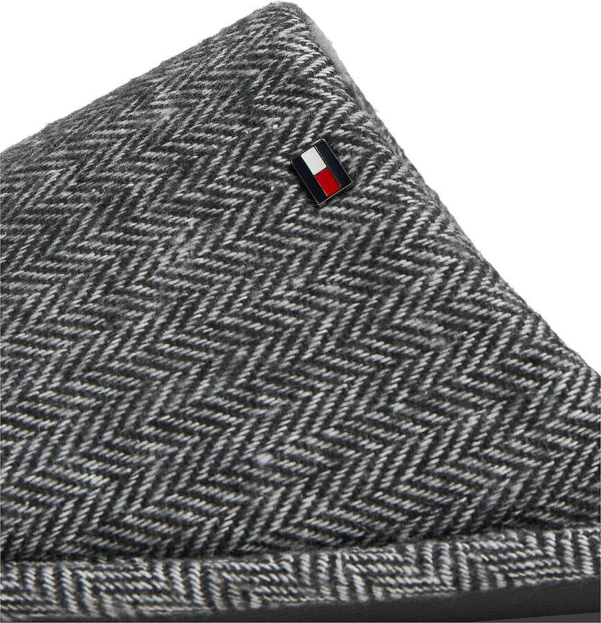 TOMMY HILFIGER Huisschoen grijs zwart - Foto 2