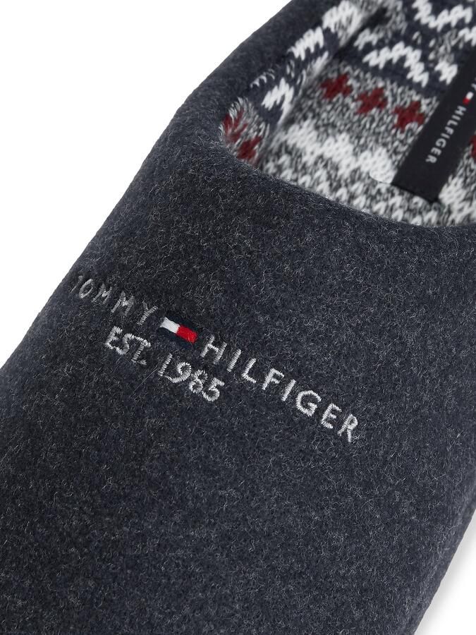 TOMMY HILFIGER Huisschoen navy rood wit - Foto 4