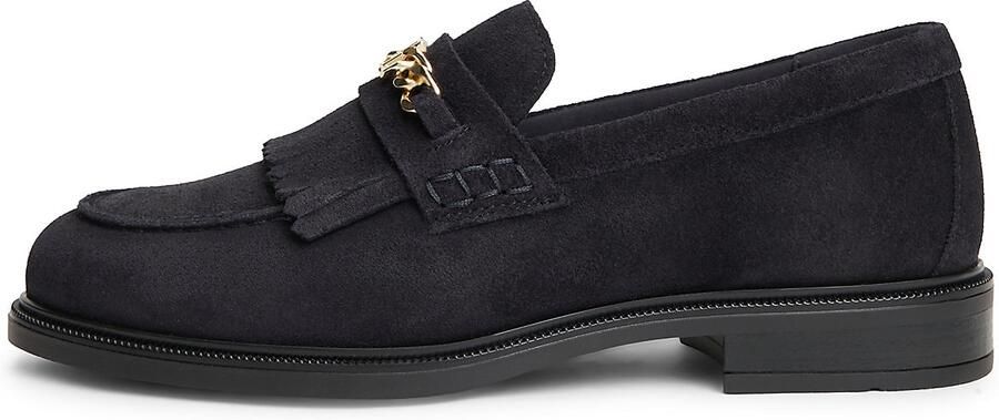 TOMMY HILFIGER Blauwe Loafers Th Chain Fringe Suede Loafer - Foto 6