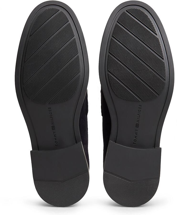 TOMMY HILFIGER Blauwe Loafers Th Chain Fringe Suede Loafer - Foto 7