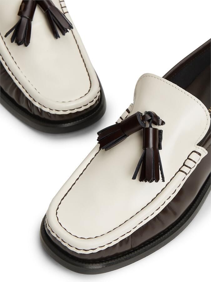 TOMMY HILFIGER Instappers 'New York' kastanjebruin wit - Foto 4