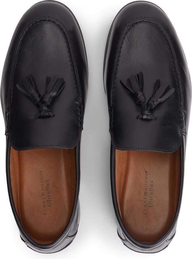 Tommy Hilfiger leren loafers zwart - Foto 5