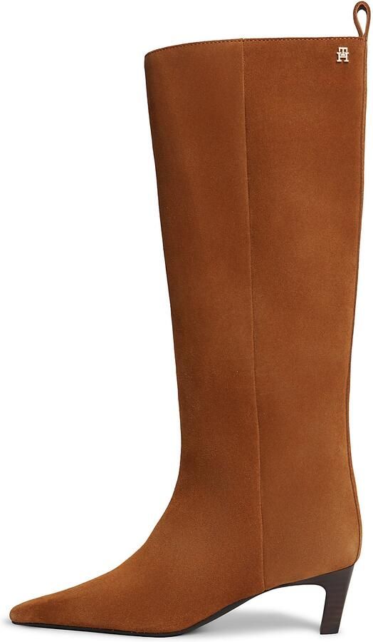 Tommy Hilfiger Laarzen met hakken KITTEN HEEL SUEDE HIGH BOOT - Foto 2