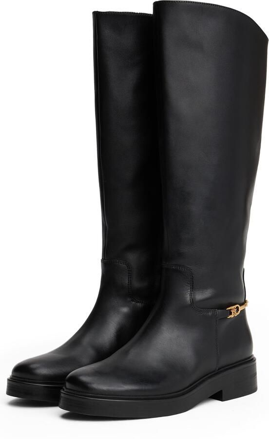 TOMMY HILFIGER Zwarte Laarzen Th Horsebit Riding Long Boot - Foto 7