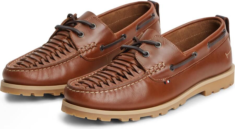 Tommy Hilfiger Bootschoenen HILFIGER BRAIDED LTH BOAT SHOE - Foto 5