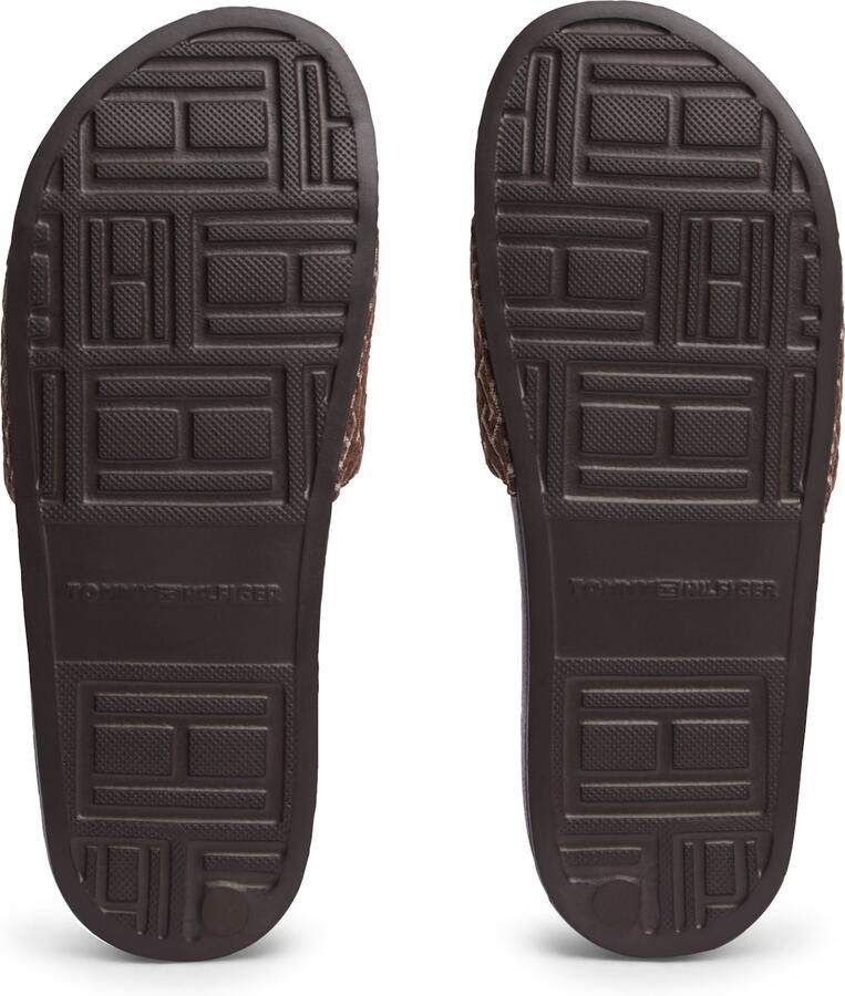 TOMMY HILFIGER Muiltjes bruin brokaat - Foto 2