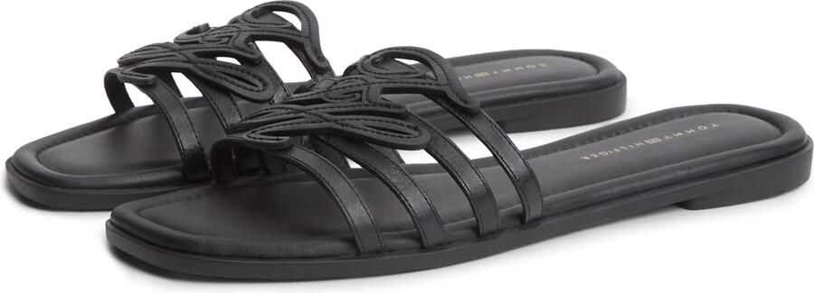 TOMMY HILFIGER Muiltjes 'Logo Strap' zwart - Foto 4