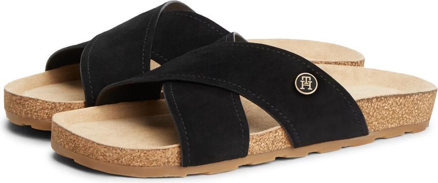 TOMMY HILFIGER Muiltjes 'Strap Cork' zwart - Foto 4