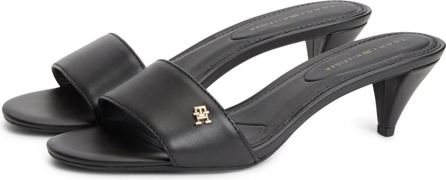TOMMY HILFIGER Muiltjes 'TH Monogram Heeled' zwart - Foto 4