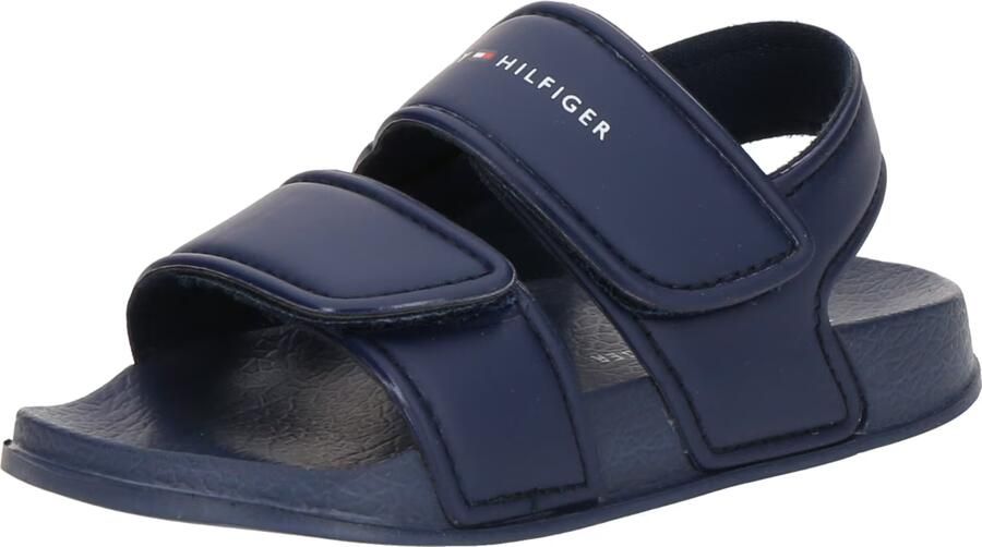 TOMMY HILFIGER Open schoenen navy cranberry wit - Foto 3