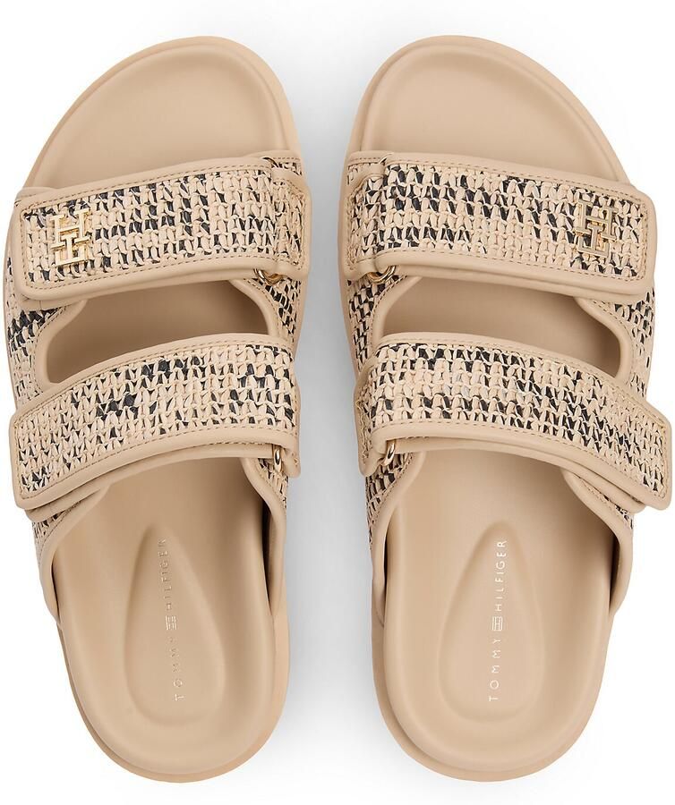 TOMMY HILFIGER Sandaal cappuccino zwart - Foto 4