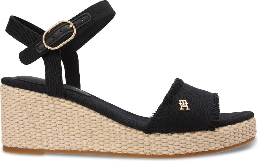 Tommy Hilfiger Sandalen met sleehak Wedgeee - Foto 6